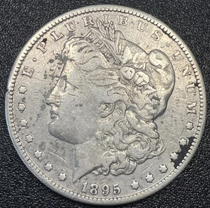 1895-O Morgan Silver Dollar $1 VF Details Very Fine - Picture 1 of 2