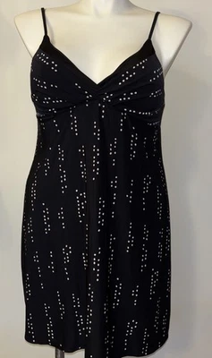 Alfani Intimates Black Dot Sleep Chemise Nightgown Women’s XXL - Image 1 of 4