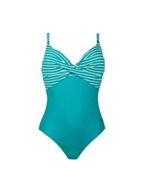 42E Naturana Multiway Swimsuit Padded Swim Costume Soft Cup Beach Blue Swimwear - Изображение 1 из 2