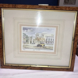 K W Burton limited edition signed print Yorkminster ￼538/600 Framed 31x26cm - Picture 1 of 6