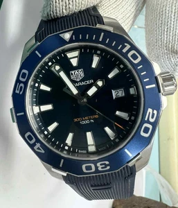 Tag Heuer Aquaracer Dive 41 mm NOS ref Way111C WMD7545 cuarzo se vende sin batería - Imagen 1 de 24