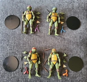 Neca Genuine Teenage Mutant Ninja Turtles Movie Figure Bundle - Picture 1 of 13