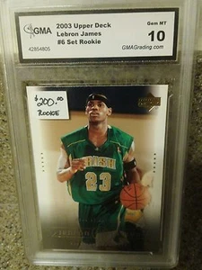🤩Lebron🏀🏀James🤩2003🤩💥Upper💥Deck🌟🌟🌟Rookie💎GEM💎MT 1O💎FUTURE🤑🤑HOF🤑 - Picture 1 of 4