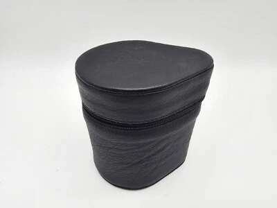 Leica Leitz Black Dark Brown Leather Lens Case - Image 1 of 4
