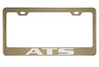 Gold License Plate Frame For Cadillac ATS