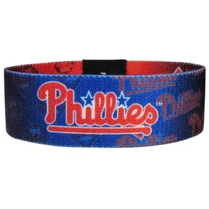 Philadelphia Phillies Stretch Bracelet MLB Licensed Baseball - Picture 1 of 3