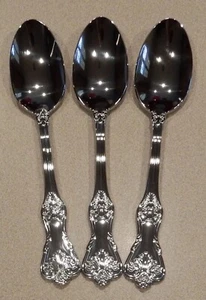 Wallace Hotel Lux 18/10 Stainless Flatware 3 SOUP Spoons - Picture 1 of 5