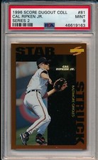 1996 SCORE DUGOUT COLLECTION CAL RIPKEN JR SERIES 2 #81 PSA 9 ORIOLES IRON MAN