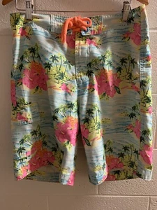 Hollister Surf Swim Board Shorts Men's Large (32) Floral Hawaiian Multicolor - Picture 1 of 8