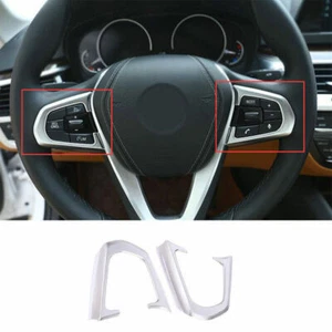 Cubierta de marco delantero plateada ABS para BMW Serie 5 G30 2018-2022 - Imagen 1 de 8