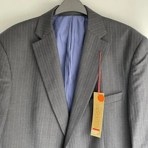 Chaqueta Mark & Spencer 42” Colección Gris Rayas Mezcla Lana Cena Boda - Imagen 1 de 17