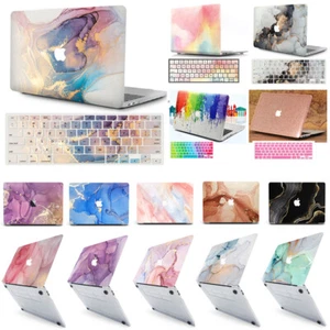 Marble Frosted Matte Hard Case+Keyboard Cover for 2016-2025 MacBook Air Pro13" - Zdjęcie 1 z 70