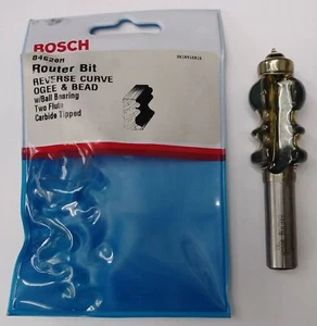 Bosch 84620M 15/16 Zoll Durchmesser 1-3/8 Zoll Schnitt umgekehrte Kurve Ogee & Sickenfräse USA - Bild 1 von 2