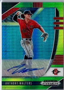 2020 Panini Prizm Draft Picks Green/Yellow Prizm auto Anthony Walters #PDP91 - Picture 1 of 2