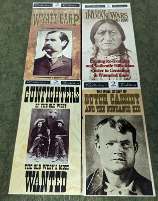 Sheriff of Tombstone Great Indian Wars 1840-1890, Gunfighters old West VHS Set - Image 1 of 4