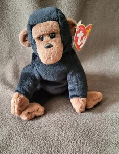 Vintage Ty Beanie Babys Kongo 4. Gen, Top Zustand mit Etikett Plüsch Plushie - Bild 1 von 5