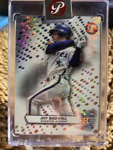 JEFF BAGWELL TOPPS PRISTINE ENCASED REFRACTOR HOUSTON ASTROS #201 2023 23 - Picture 1 of 2