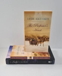 3 x Laurie Alice Eakes Historical Paperback Books - Professor's Heart, Honorable - Foto 1 di 6