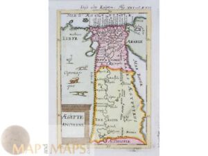 Aegypte Ancienne antique map Ancient Egypt Mallet 1683