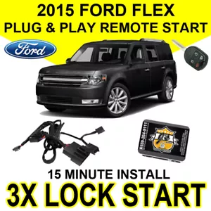 2015 Ford Flex Remote Start Plug & Play System Easy Install DIY 3X Lock Car F01A - Picture 1 of 8