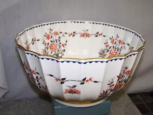PORCELAIN DE PARIS FRANCE LARGE FRUIT BOWL - Picture 1 of 5