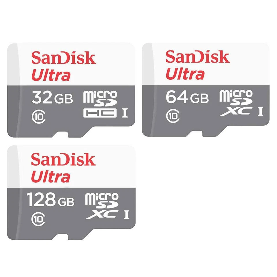 SanDisk Ultra Lite MicroSDHC Class 10 UHS-I 100MBs C10 No Adt 32 64 128  QUNR-MN - Image 1 of 1