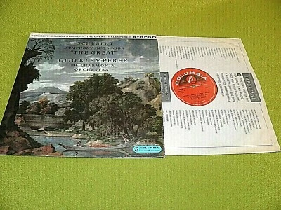 Schubert - Symphony No. 9 "The Great" / Klemperer / UK Columbia SAX 2397 Stereo - Image 1 of 2