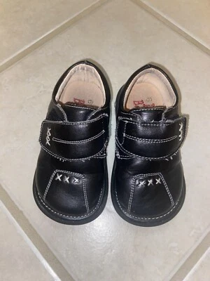 Bebé Niños Itzy Bitsy Negro Zapatos de Vestir Talla 6 Foto 1 de 3