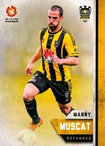 2015 2016 WELLINGTON PHOENIX A-League Card MANNY MUSCAT - Picture 1 of 3
