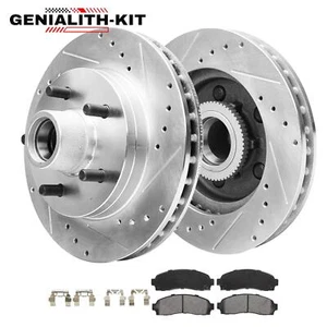 287mm Front Rotors & Wheel Bearing Hub for 2003 2004 2005- 2009 Ford Ranger 2WD - Picture 1 of 12