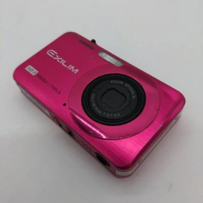CASIO Digital Camera EXILIM EX-Z90 PK Pink 12.1 MP Optical 3x Working Tested - Image 1 of 3