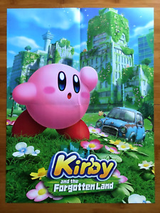 Kirby and the Forgotten Land / Super Smash Bros. Ultimate Nintendo Switch Poster