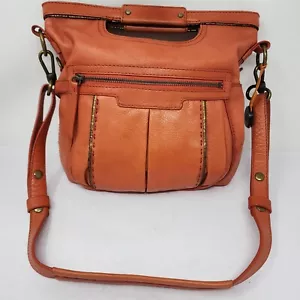 The Sak Ashland Umhängetasche orange Leder mit abnehmbarem Riemen - Bild 1 von 11