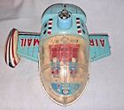 bandai Tin U.S. Air Mail "Made In Japan" Old Tin Toy Helicopter or Airplane 