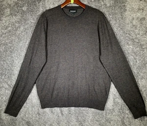 Duchamp London Pullover Herren L Pulli Rundhals Langarm leicht grau - Bild 1 von 10
