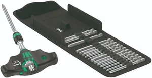 Wera Kraftform Kompakt 400 RA Set 1 Ratcheting T-Handle Set SAE 05057473001 - Picture 1 of 9