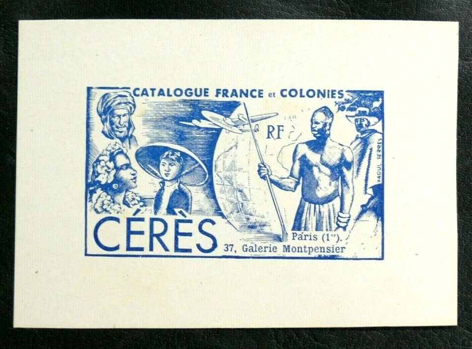 TIMBRES FRANCE : BLOC FEUILLET DE LA MAISON CERES OFFERT POUR ACHAT CATALOGUE - Photo 1/1