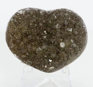 Geoda Corazón Amatista Negra Arco Iris Cristal Racimo Catedral Decoración 56mm H1701 - Imagen 1 de 13