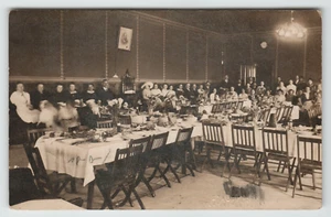 Postcard RPPC Large Social Gathering in Slatington, PA Photo by Stauffer - Picture 1 of 3