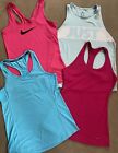 NIKE EXERCISE TOPS, LOT OF 4, SMALL,  4 DIFFERENT STYLES!  SUPER DEAL, LOOK!! 👀