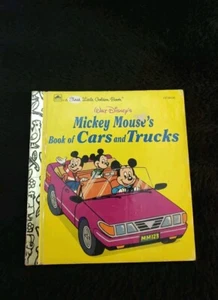 A First Little Golden Book Disney's Mickey Mouse's Book of Cars and Trucks 1993 - Imagen 1 de 6
