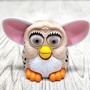 Furby Mini 1998 blanco negro lunares juguete de McDonald's Happy Meal - Imagen 1 de 14