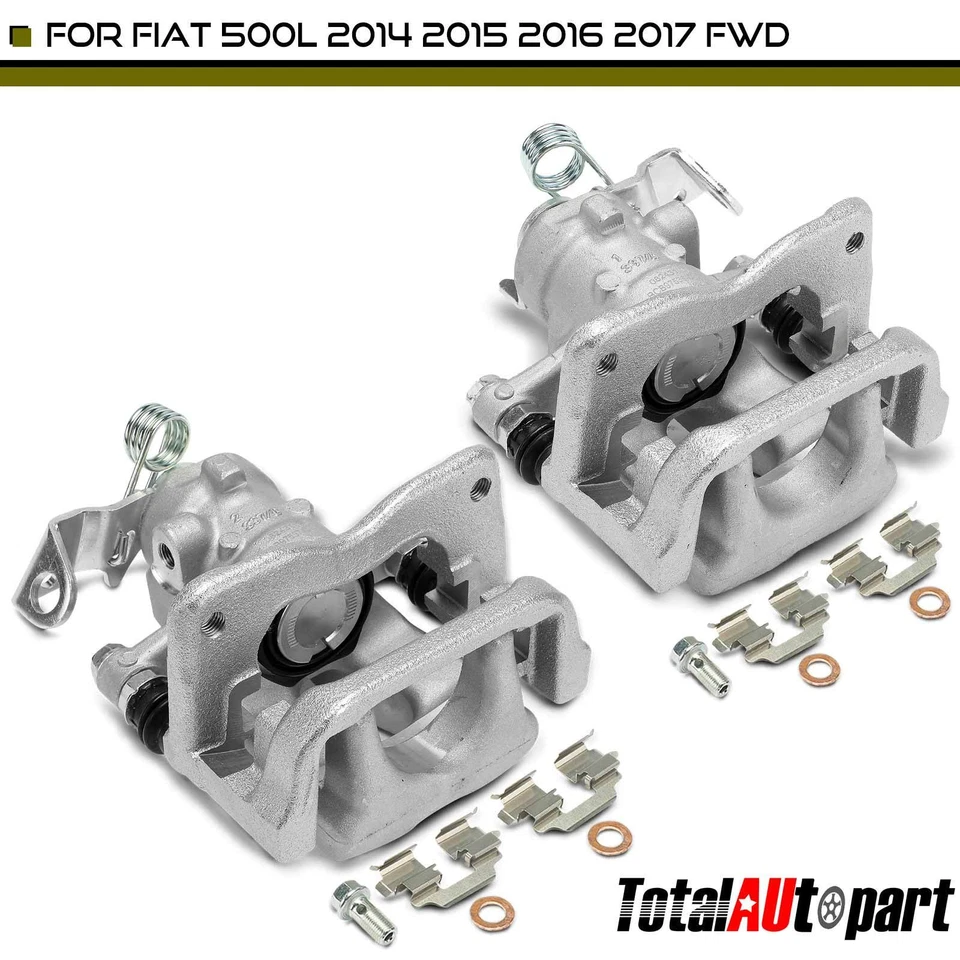 Суппорт дискового тормоза с кронштейном для Fiat 500L 2014 2015 2016 2017 FWD задняя сторона - Изображение 1 из 4