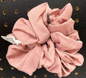 Claire’s Girls LARGE Hair Scrunchie Choose Color Pink / White / Black / Mauve - Picture 1 of 5