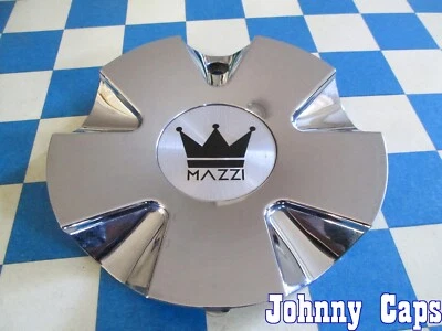 Ruedas MAZZI [42] Tapa central cromada # C10D37C-CAP / LG1507-08 (CANTIDAD. 1)   Foto 1 de 4