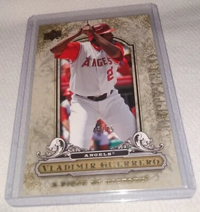 2008 Upper Deck A Piece of History Gold #47 Vladimir Guerrero 45/75 HOF - Picture 1 of 4