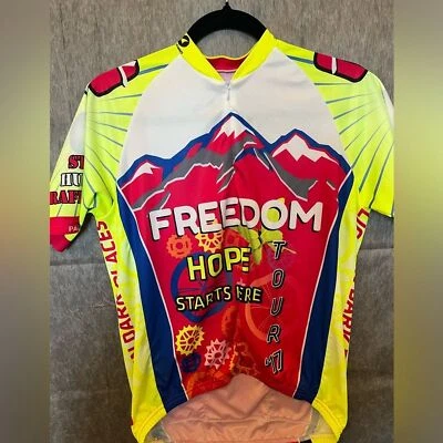 Camiseta deportiva de ciclismo Pactimo 2017 XS para mujer “Freedom Hope Starts Here” Foto 1 de 4