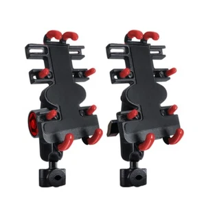Motorcycle Phone Mount-Thin Tube Mount Cell Phone Clamp, Scooter Phone Clip - Photo 1 sur 9