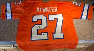 Steve Atwater Autographed Orange Broncos Jersey w/HOF - Beckett W Hologram - Picture 1 of 5
