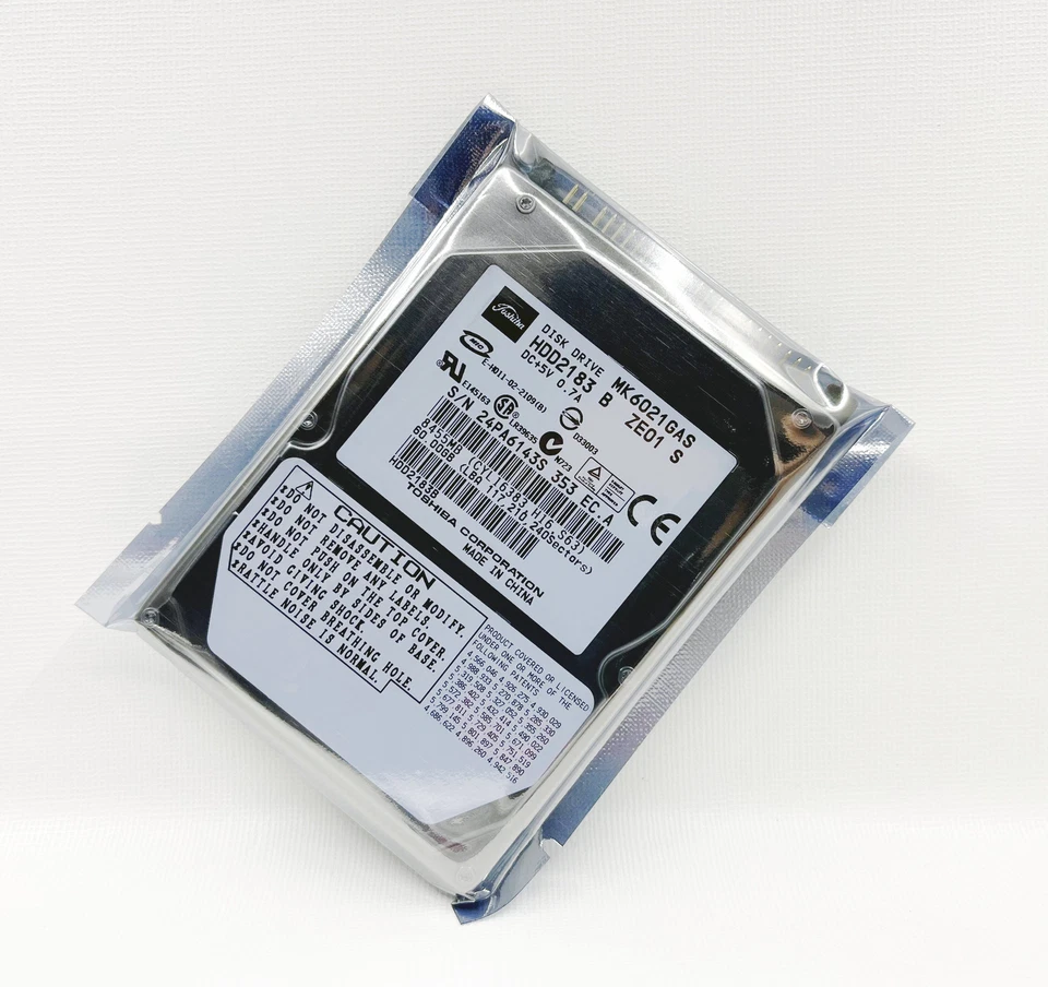 Toshiba 60GB Internal 4200RPM 2.5" MK6021GAS IDE hard disk - Image 1 of 1